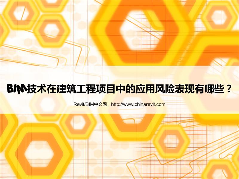 BIM,Revit中文网-BIM技术在建筑工程项目中的应用风险表现有哪些？